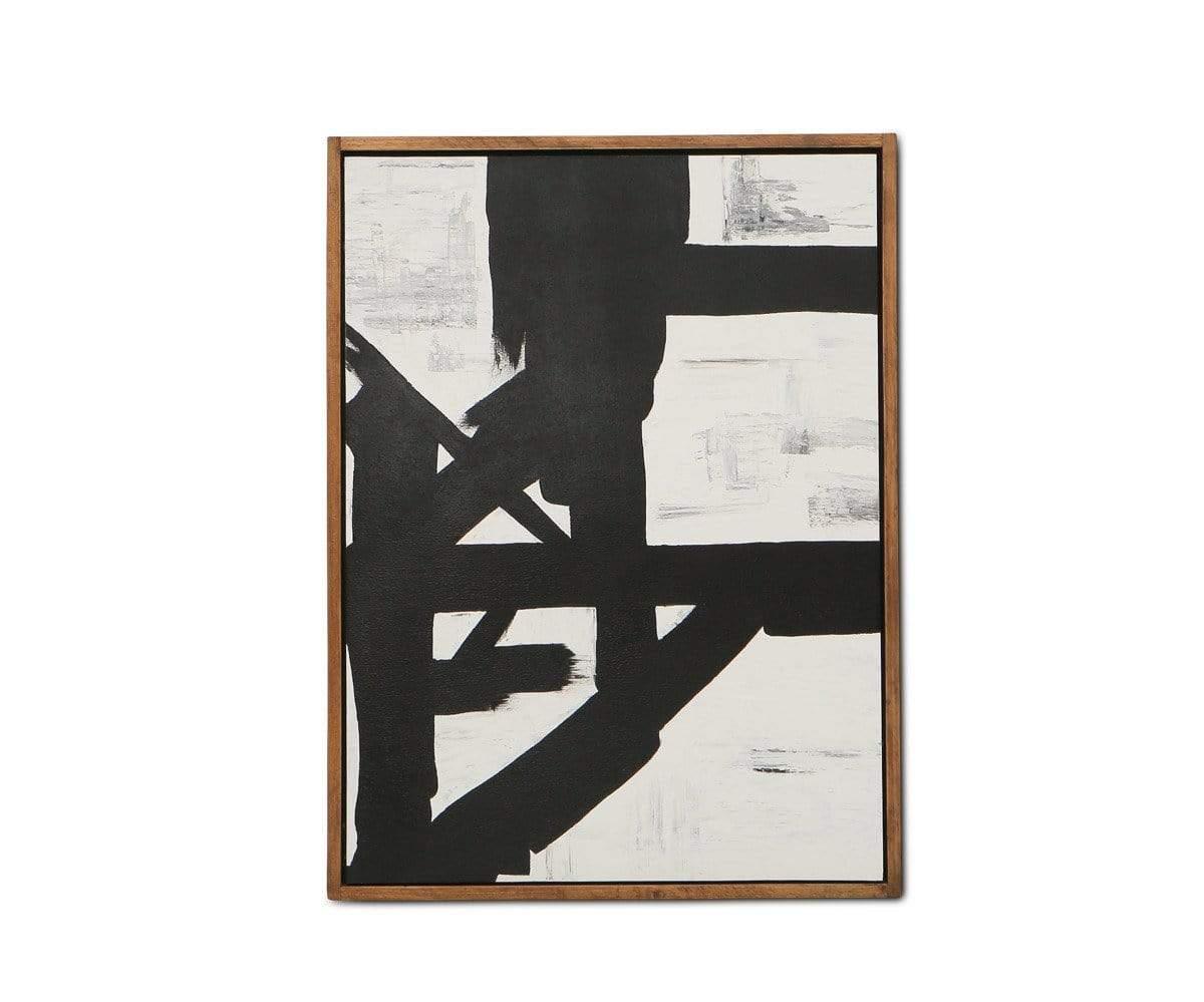 Art mural graphique abstrait Balkon