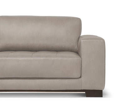 Canapé sectionnel gauche en cuir Andreas