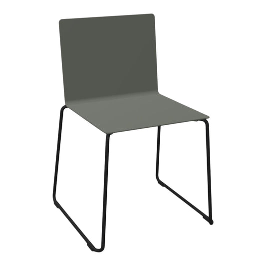 Chaise de salle à manger d'extérieur Dry - Base traîneau - Empilable