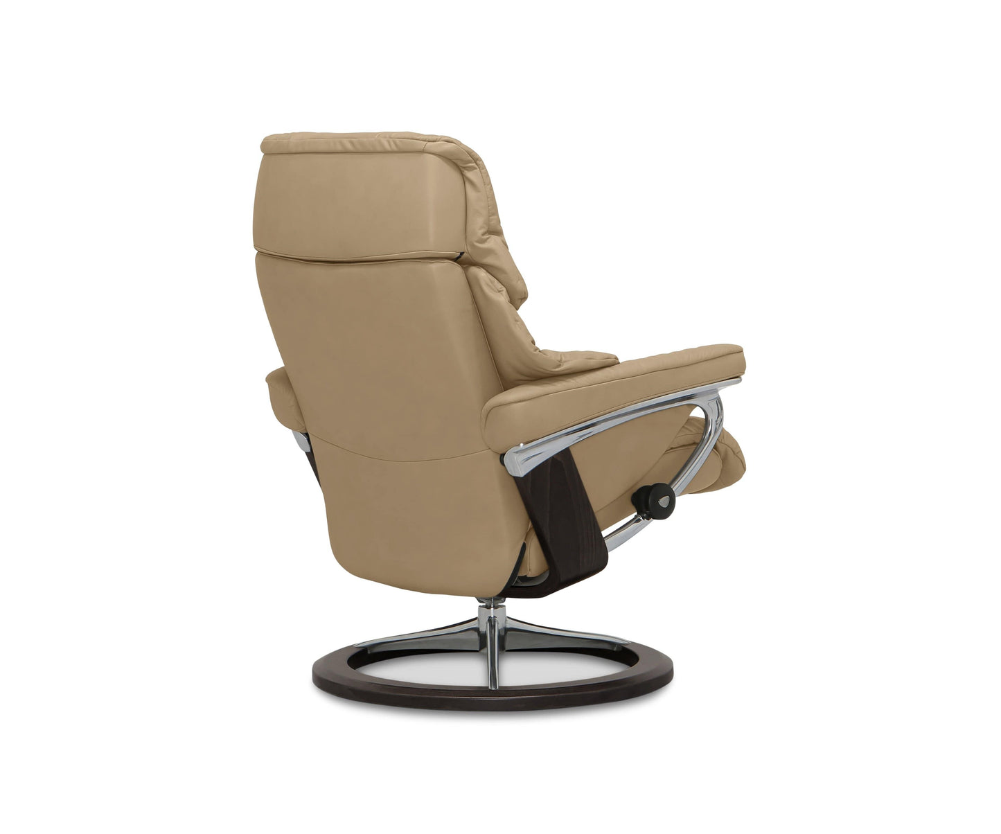 Fauteuil inclinable et ottoman Stressless® Reno avec base Signature - Sable