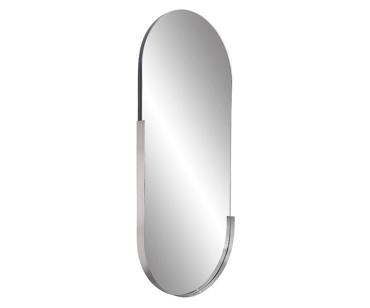 Miroir capsule en acier Dante