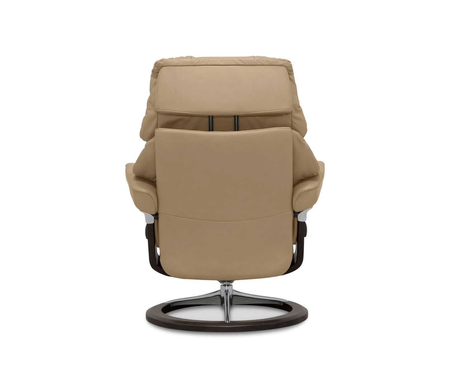 Fauteuil inclinable et ottoman Stressless® Reno avec base Signature - Sable