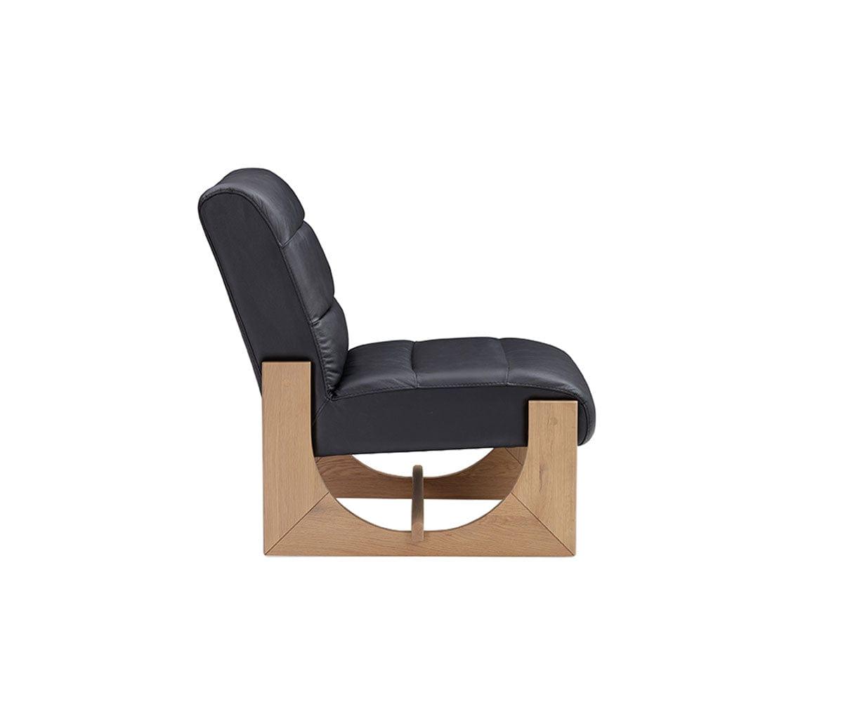 Chaise longue en cuir Unni