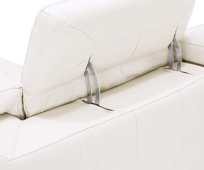 Canapé sectionnel inclinable électrique en cuir Voss