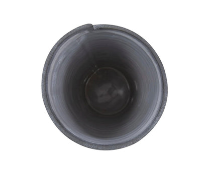 Vase roulé bicolore